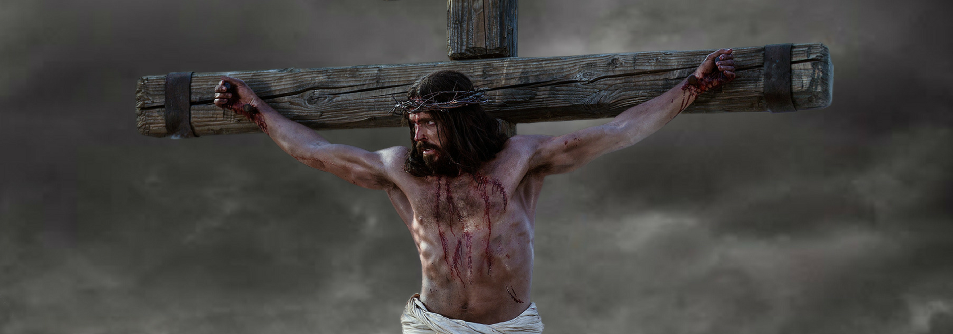 Representación de Jesús en la cruz